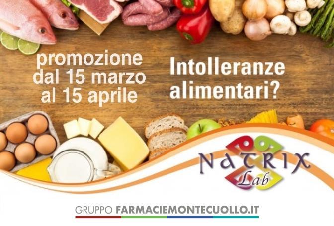 TEST INTOLLERANZE  ALIMENTARI